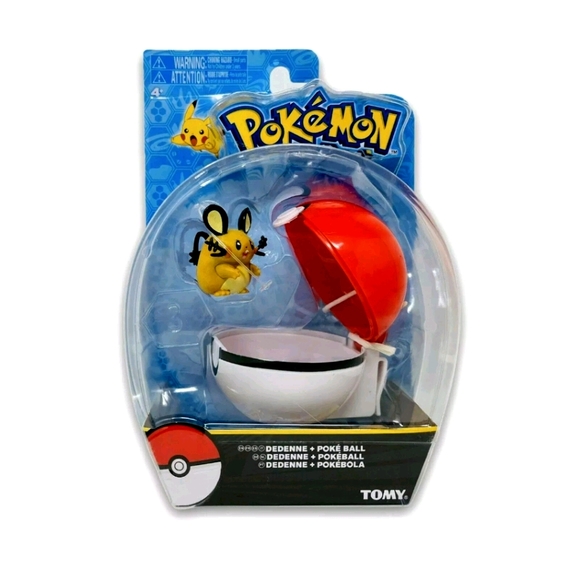 Pokemon Poke Ball + Dedenne Figure
